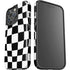 Black and White Zoomed Checkerboard iPhone 16 Pro Max Impact Case