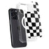 Black and White Zoomed Checkerboard iPhone 16 Pro Max MagSafe Case
