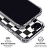 Black and White Zoomed Checkerboard iPhone 16e MagSafe Case