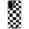 Black and White Zoomed Checkerboard iPhone 17 Clear Case