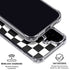 Black and White Zoomed Checkerboard iPhone 17 Clear Case