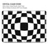 Black and White Zoomed Checkerboard MacBook Cases