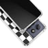 Black and White Zoomed Checkerboard Moto G 5G (2025) Clear Case