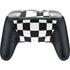 Black and White Zoomed Checkerboard Nintendo Switch 2 (2025) Pro Controller Skin