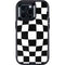 Black and White Zoomed Checkerboard Otterbox Defender iPhone Skin