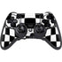 Black and White Zoomed Checkerboard PlayStation PS4 Skins