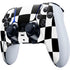 Black and White Zoomed Checkerboard PS5 DualSense Edge Pro Controller Skin