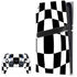 Black and White Zoomed Checkerboard PlayStation PS5 Skins
