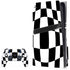 Black and White Zoomed Checkerboard PS5 Pro Disk Bundle Skin