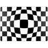 Black and White Zoomed Checkerboard Surface Laptop 7 13.8in Skin