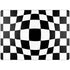 Black and White Zoomed Checkerboard Surface Laptop 7 15in Skin