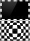 Black and White Zoomed Checkerboard Surface Pro (2017) Skin