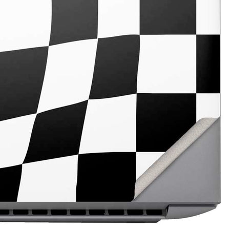 Black and White Zoomed Checkerboard HP ZBook Fury 16 G10 Skin