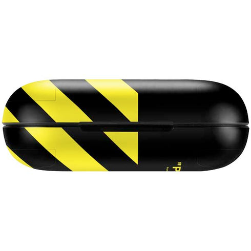 Black and Yellow Stripes Amazon Echo Buds Skin
