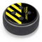Black and Yellow Stripes Amazon Echo Dot Skin