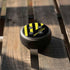 Black and Yellow Stripes Amazon Echo Dot Skin