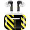Black and Yellow Stripes AirPods Skins