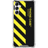 Black and Yellow Stripes Gabb Phone 4 Clear Case