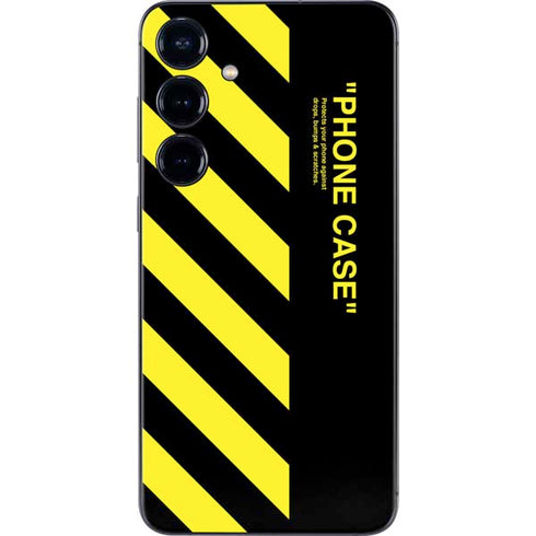 Black and Yellow Stripes Galaxy A16 5G Skin