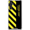 Black and Yellow Stripes Galaxy A17 Clear Case