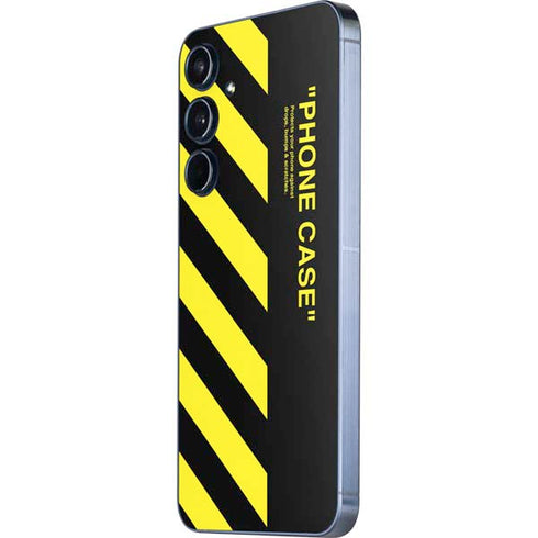 Black and Yellow Stripes Galaxy A36 5G Skin