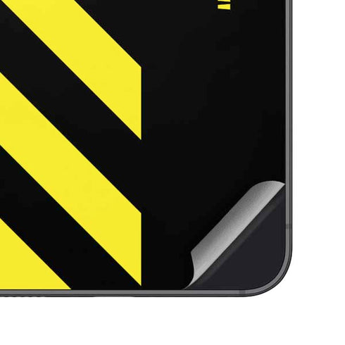 Black and Yellow Stripes Galaxy S25 Skin