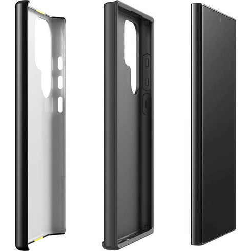 Black and Yellow Stripes Galaxy S25 Ultra Impact Case