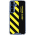 Black and Yellow Stripes Galaxy S25 Clear Case