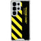 Black and Yellow Stripes Galaxy S25 Ultra Clear Case