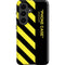 Black and Yellow Stripes Galaxy S26 Impact Case