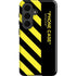 Black and Yellow Stripes Galaxy S26 Impact Case