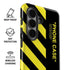 Black and Yellow Stripes Galaxy S26 Impact Case