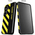 Black and Yellow Stripes Galaxy S26 Impact Case