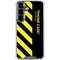 Black and Yellow Stripes Galaxy S26 Plus Clear Case