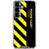 Black and Yellow Stripes Galaxy S26 Plus Clear Case