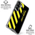 Black and Yellow Stripes Galaxy S26 Plus Clear Case