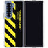 Black and Yellow Stripes Galaxy Z Fold6 Clear Case