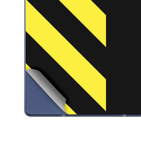 Black and Yellow Stripes Galaxy Z Fold6 Skin
