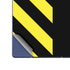 Black and Yellow Stripes Galaxy Z Fold6 Skin