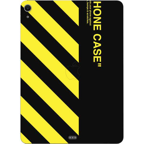 Black and Yellow Stripes Apple iPad Air Skin
