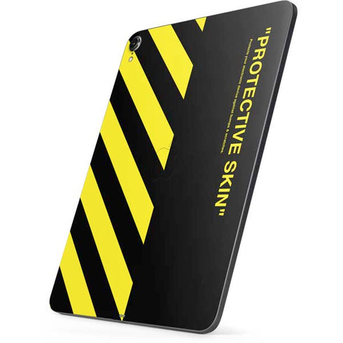 Black and Yellow Stripes Apple iPad Pro Skin