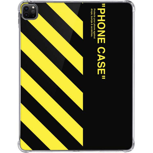 Black and Yellow Stripes iPad Pro 11in (2024) Clear Case