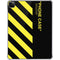 Black and Yellow Stripes iPad Pro 11in (2024) Clear Case