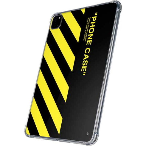 Black and Yellow Stripes iPad Pro 11in (2024) Clear Case