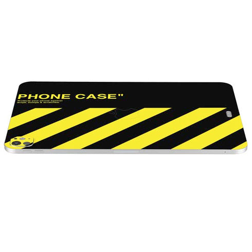 Black and Yellow Stripes iPad Pro 13in M4 (2024) Skin