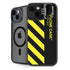 Black and Yellow Stripes iPhone 13 Kickstand Case