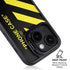 Black and Yellow Stripes iPhone 13 Kickstand Case