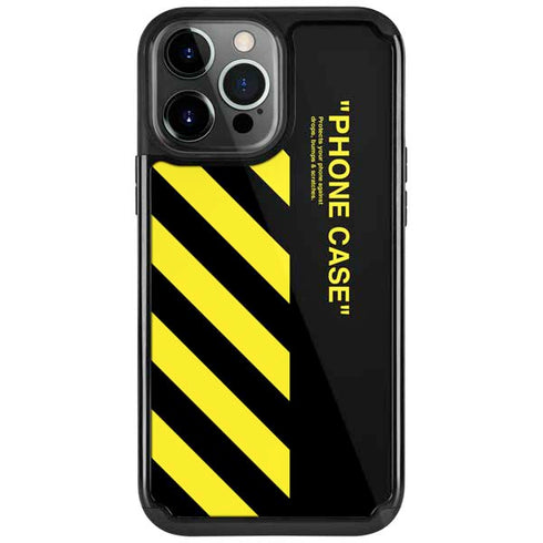 Black and Yellow Stripes iPhone Cases