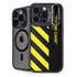 Black and Yellow Stripes iPhone 13 Pro Kickstand Case