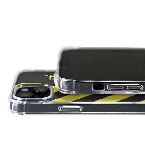 Black and Yellow Stripes iPhone 14 MagSafe Case